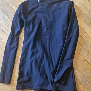 Under Armour Kids Long Sleeve Black Shirt